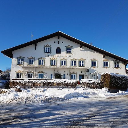 Pension Hirsch Hotel Lechbruck Buitenkant foto